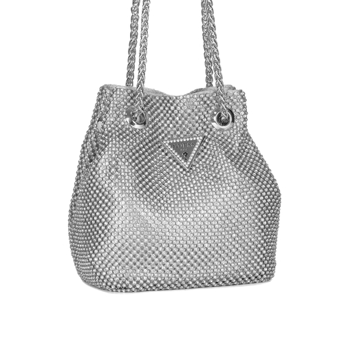 Guess Lua Mini Silver Bag