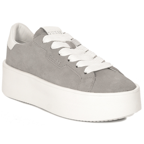 Guess Women Low Shoes Grey Laced