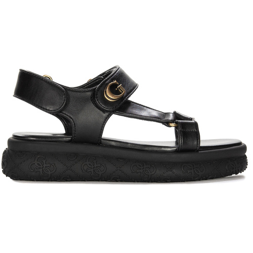 Guess Women Sandals On Platform Black