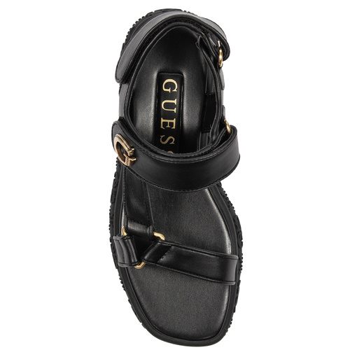 Guess Women Sandals On Platform Black