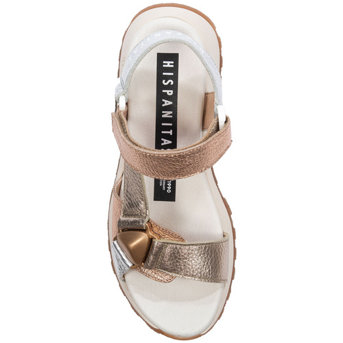 Hispanitas Women's Platform Silver Cava Sandals 