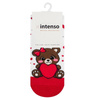 Intenso Valentine's socks art.0471 col.003 Misiek Teddy