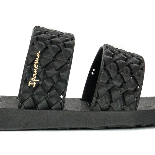 Ipanema Renda II Fem Black/Black Women's Slippers