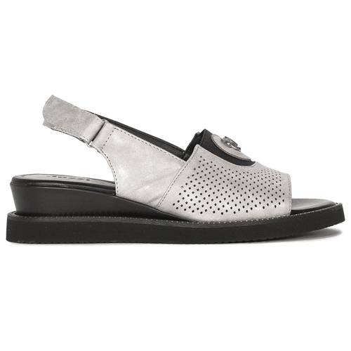 Jezzi Women Sandals Silver