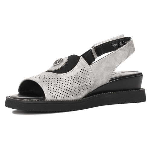 Jezzi Women Sandals Silver