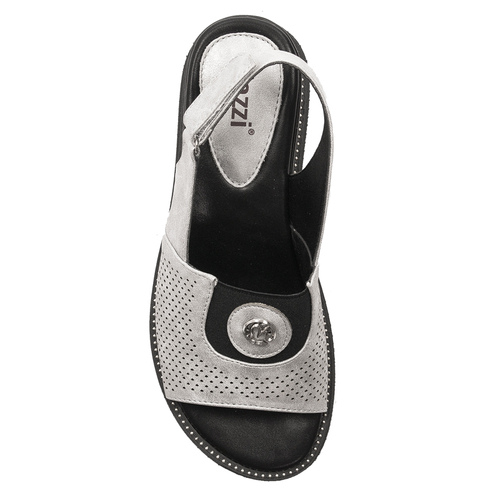 Jezzi Women Sandals Silver