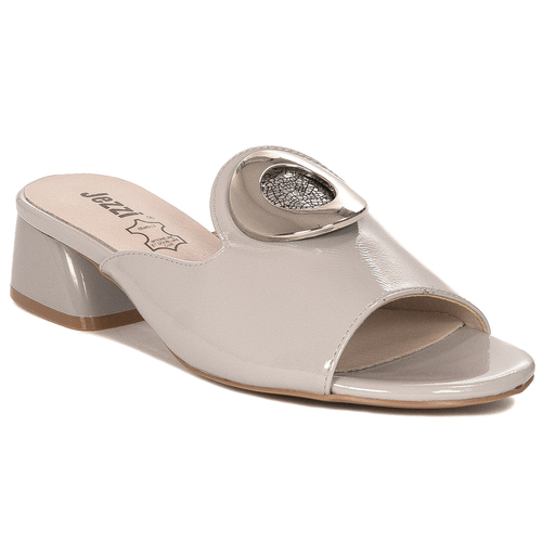 Jezzi Women Slides On Heel Gray