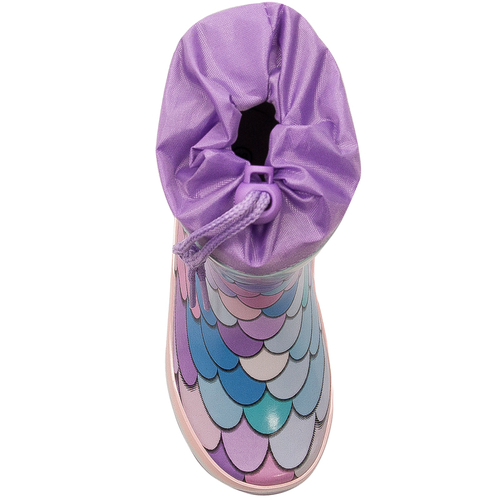 Kangaroos Lavender/Scale children's galoshes