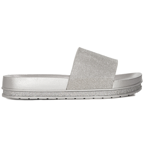 Laura Biagiotti Women Slides Silver