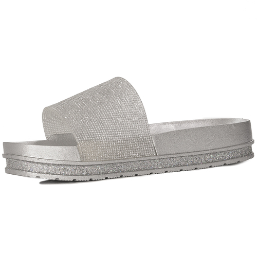 Laura Biagiotti Women Slides Silver