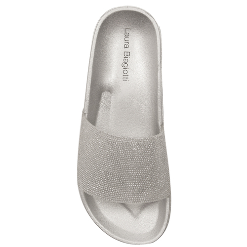 Laura Biagiotti Women Slides Silver