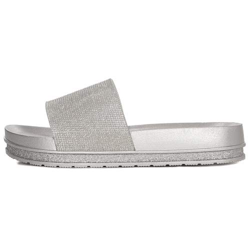 Laura Biagiotti Women Slides Silver