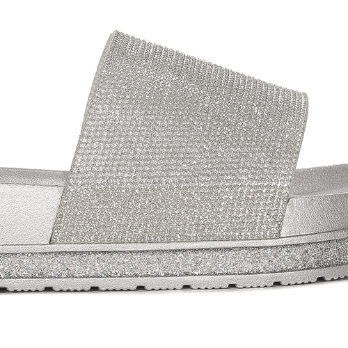 Laura Biagiotti Women Slides Silver