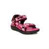 Lee Cooper Children's girls' sandals with Velcro Black Fuxia