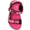 Lee Cooper Children's girls' sandals with Velcro Black Fuxia