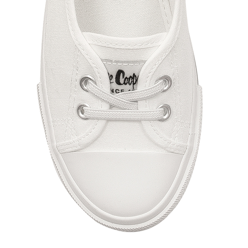 Lee Cooper Slip On White Sneakers