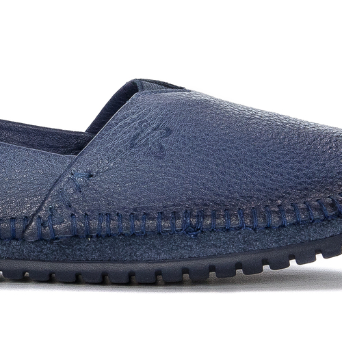 Maciejka 01930-16/00-0 Navy Blue Flat Shoes