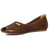 Maciejka 03497-02-00-6 Brown Flat Shoes