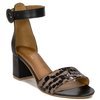 Maciejka 04141-46/00-5 Black + Gold Sandals