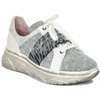 Maciejka 04448-03/00-5 Grey Flat Shoes