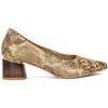 Maciejka 04602-43-00-1 Gold Reptile Pumps