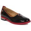 Maciejka 05035-01-00-5 Black+Red Edge Flat Shoes