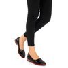 Maciejka 05035-01-00-5 Black+Red Edge Flat Shoes