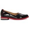 Maciejka 05035-01-00-5 Black+Red Edge Flat Shoes