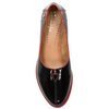 Maciejka 05035-01-00-5 Black+Red Edge Flat Shoes