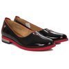 Maciejka 05035-01-00-5 Black+Red Edge Flat Shoes