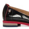 Maciejka 05035-01-00-5 Black+Red Edge Flat Shoes