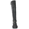 Maciejka 05290-01/00-7 Black Crocodile Knee-High Boots