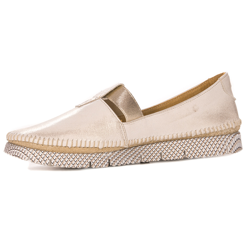 Maciejka 05432-22/00-5 Light Beige Flat Shoes