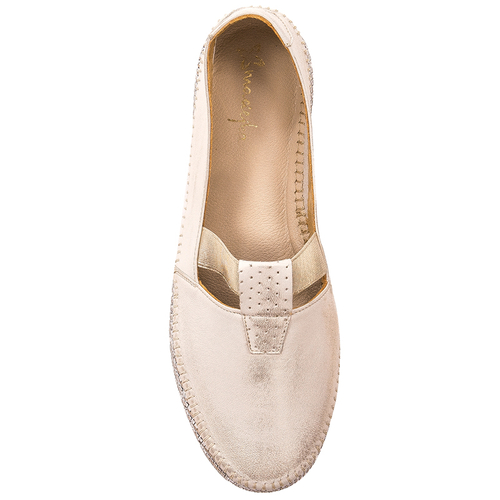 Maciejka 05432-22/00-5 Light Beige Flat Shoes