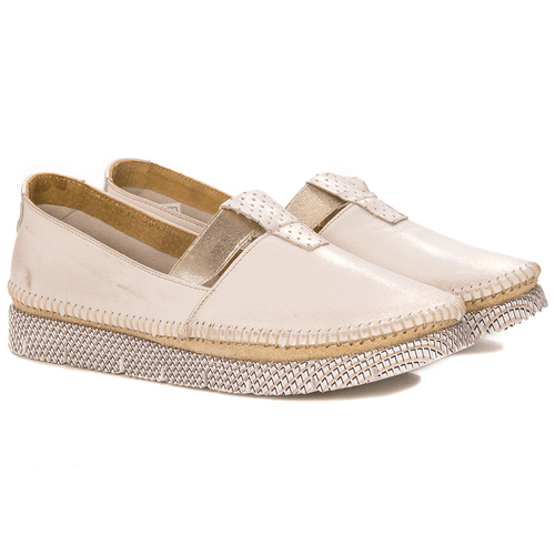 Maciejka 05432-22/00-5 Light Beige Flat Shoes