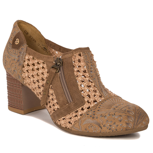 Maciejka 05794-10/00-5 Women's Dark Beige Shoes