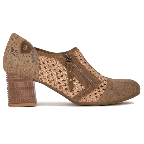 Maciejka 05794-10/00-5 Women's Dark Beige Shoes