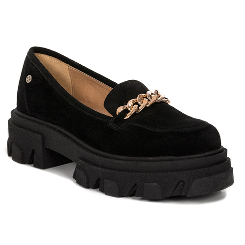 Maciejka 2850J-20/00-1 Black Suede Low Shoes