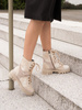 Maciejka Beige Lace-up Boots 05219-04/00-3