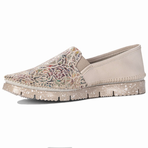 Maciejka Beige Multi Flat Shoes