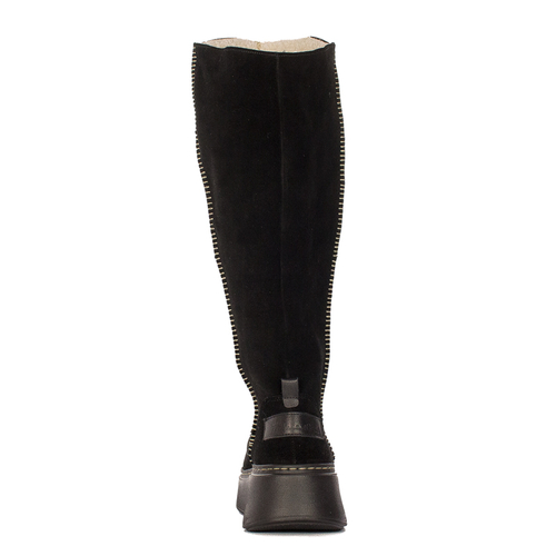 Maciejka Black Knee-High Boots