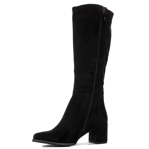 Maciejka Black Knee-High Boots