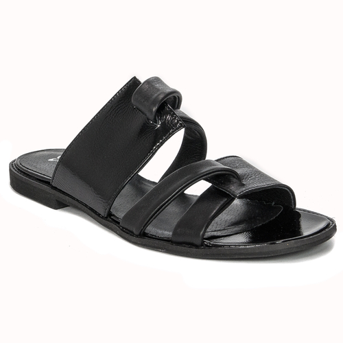 Maciejka Black Women's Slides