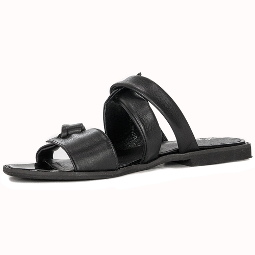 Maciejka Black Women's Slides