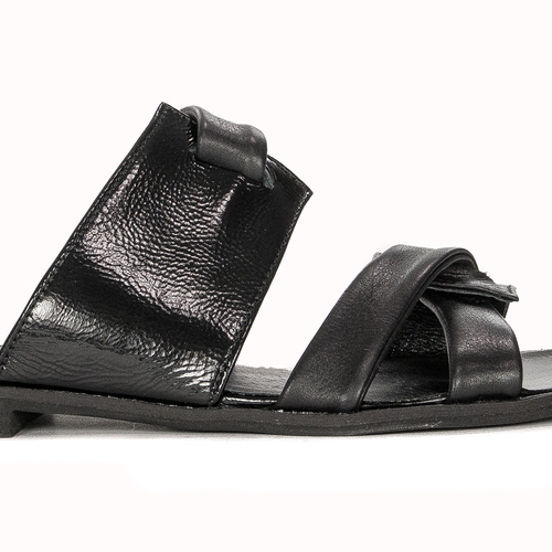 Maciejka Black Women's Slides