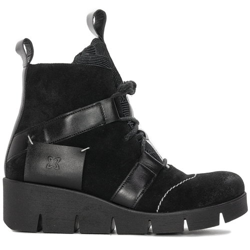 Maciejka Black women's Lace-Up Boots