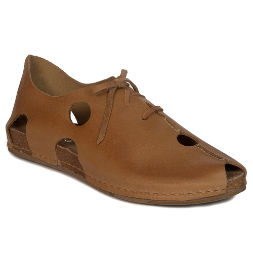 Maciejka Brown Leather Sandals