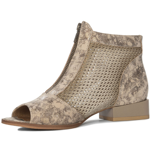 Maciejka Women's Beige and Gold Women's Boots