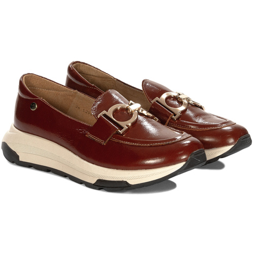 Maciejka Women's Brown Leather Low Shoes