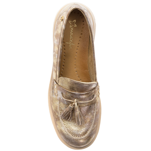 Maciejka Women's Gold Flat Shoes